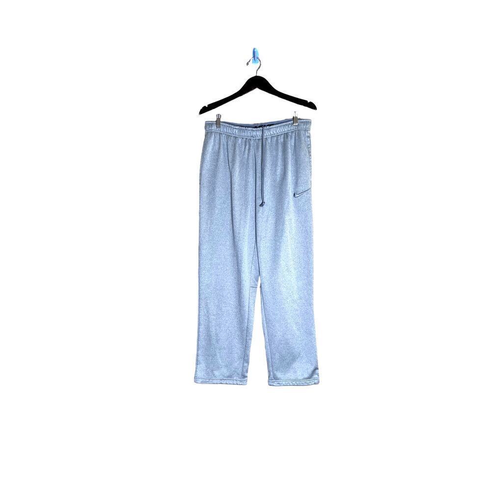 Nike Therma-Fit mens gray fleece lined sweatpants pockets